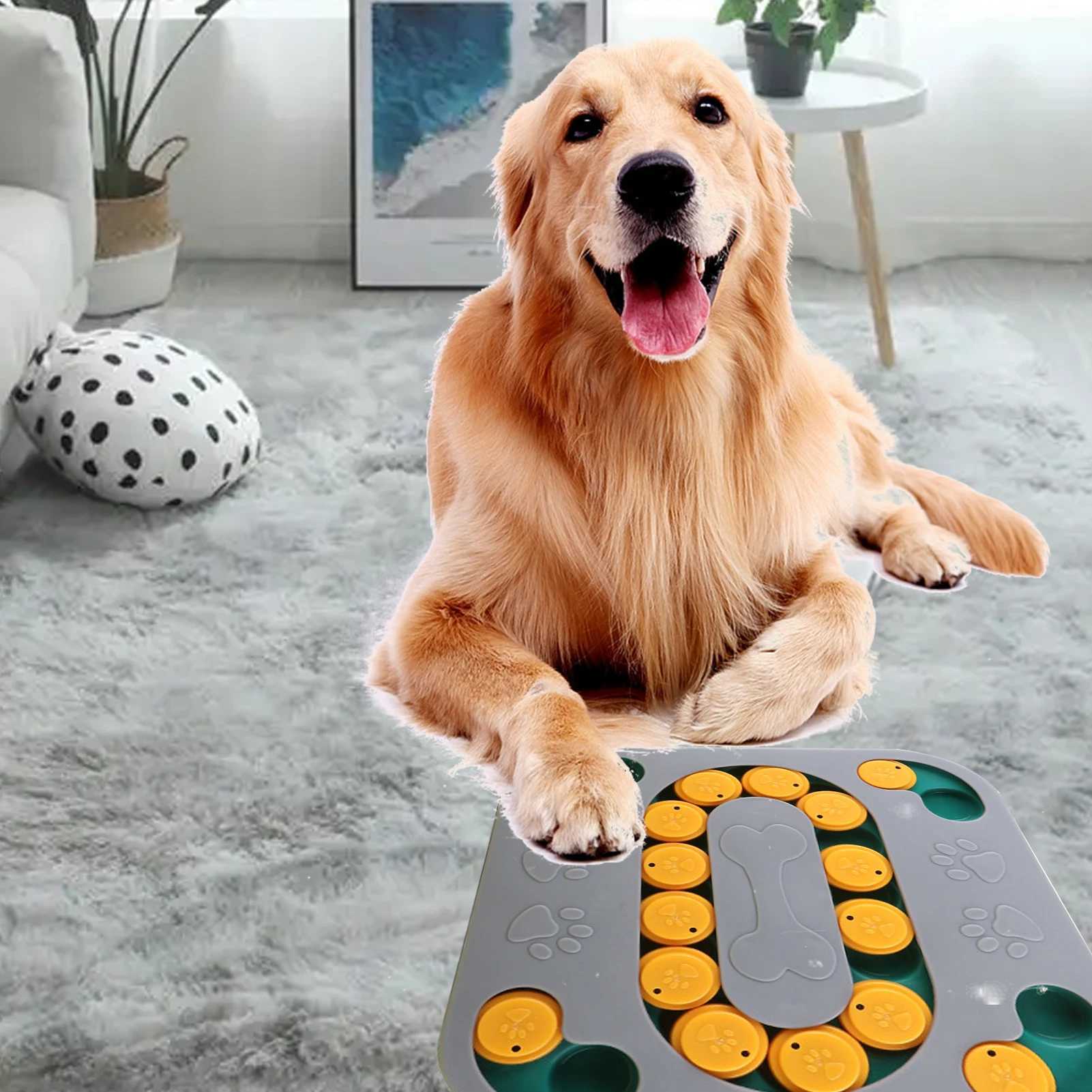 Dog puzzle toys puppy puzzle toys slow feeders food dispensers interactive pet toys used for IQ training psychologically rich intelligent X241213
