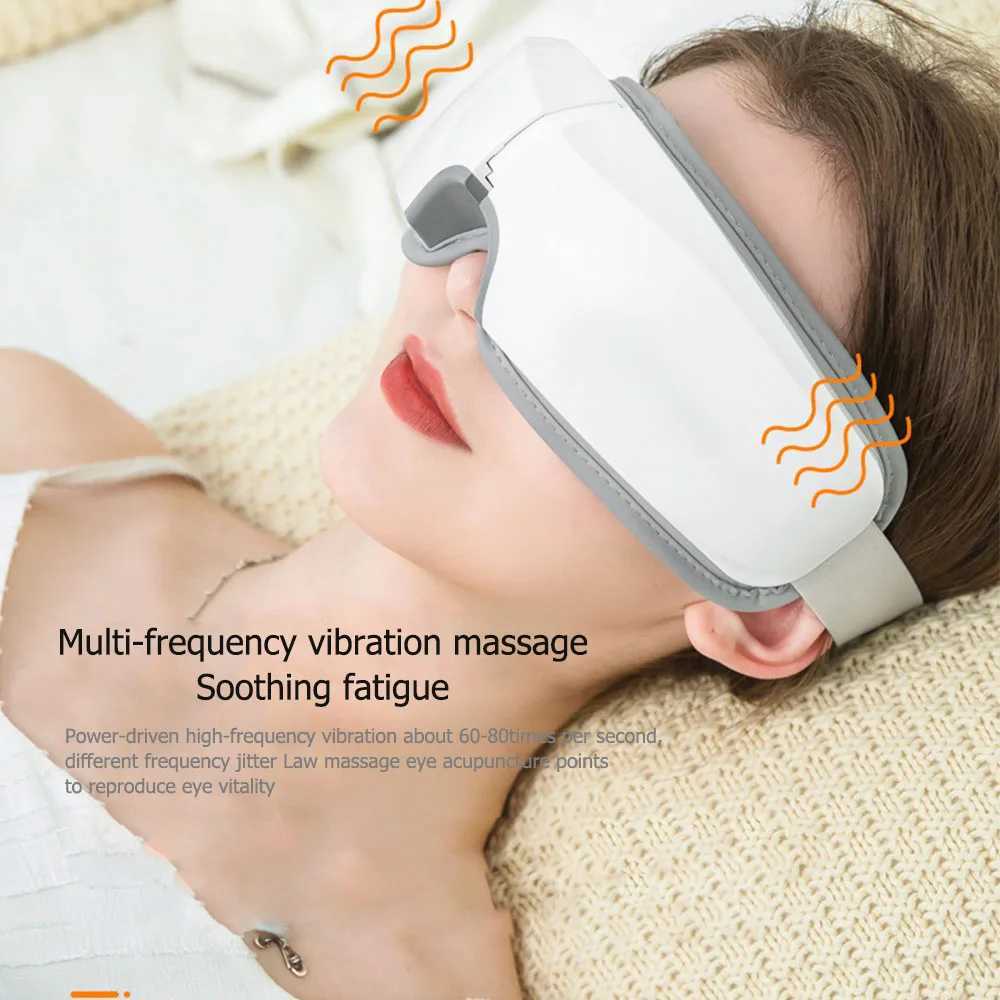 4D eye massager for relaxation intelligent airbag vibration eye care equipment hot compression Bluetooth eye massage Fatty dark circle W241213