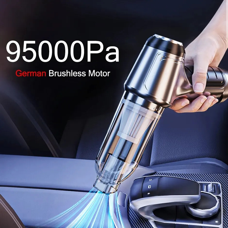 12000Pa Wireless Hand-Held Vehicle Vacuum Handheld Mini Portable Robot Cleaner For Car Home Desktop Keyboard Cleaning 241212