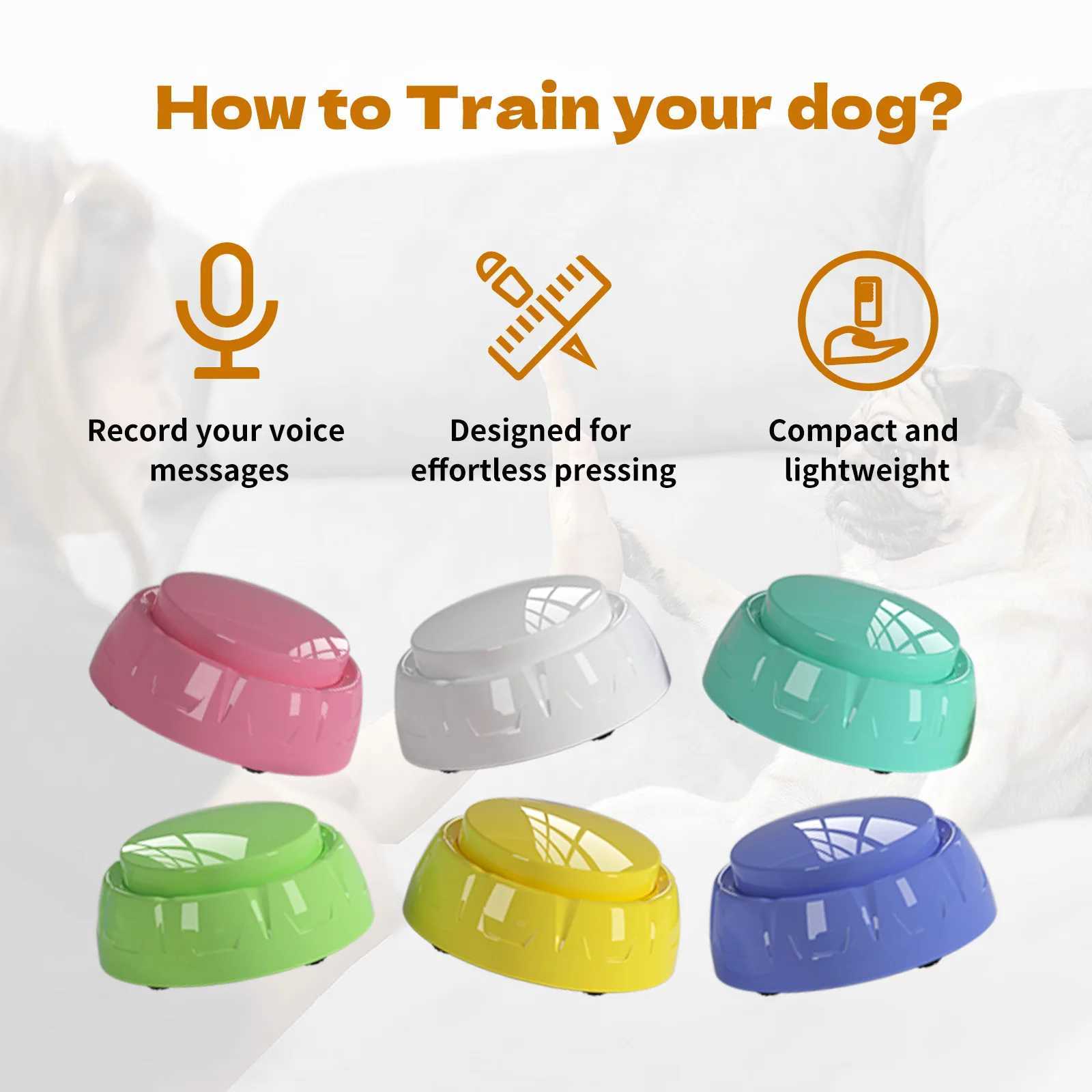 6 packs of recording dog training buttons pet communication toys dog talking buttons dog interactive toys X241213
