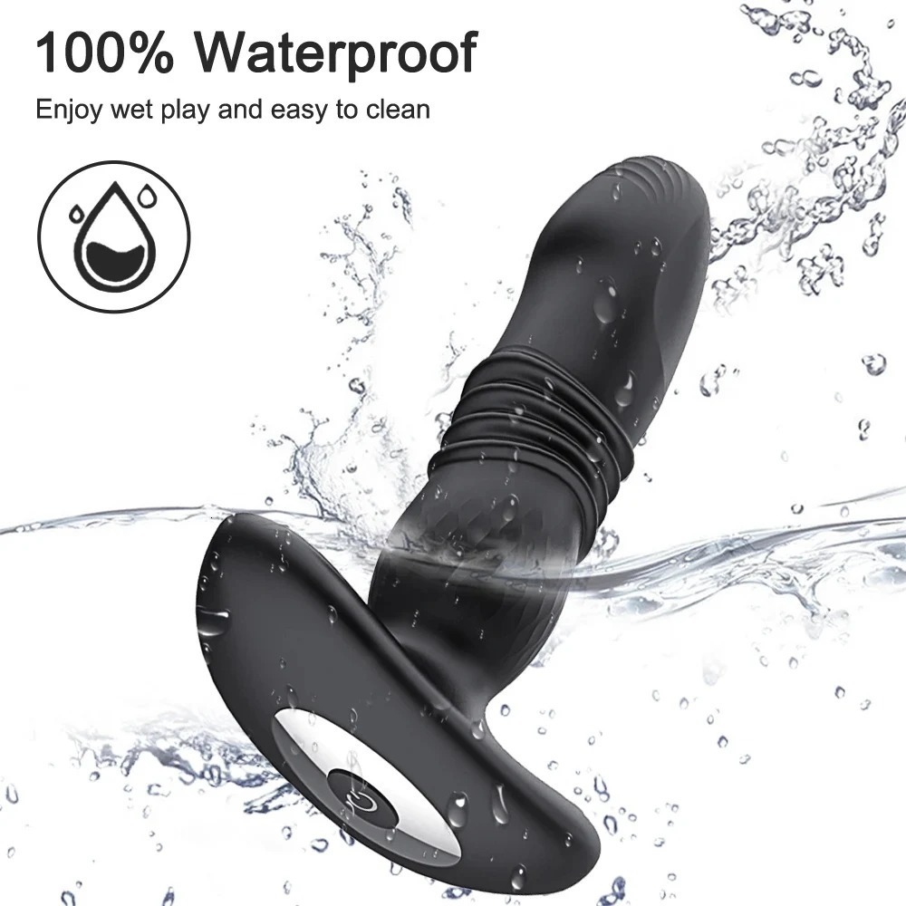 Telescopic Vibrating Butt Plug Anal Vibrator Wireless Remote Sex Toys for Women Ass Dildo Prostate Massager Men Buttplug 241213