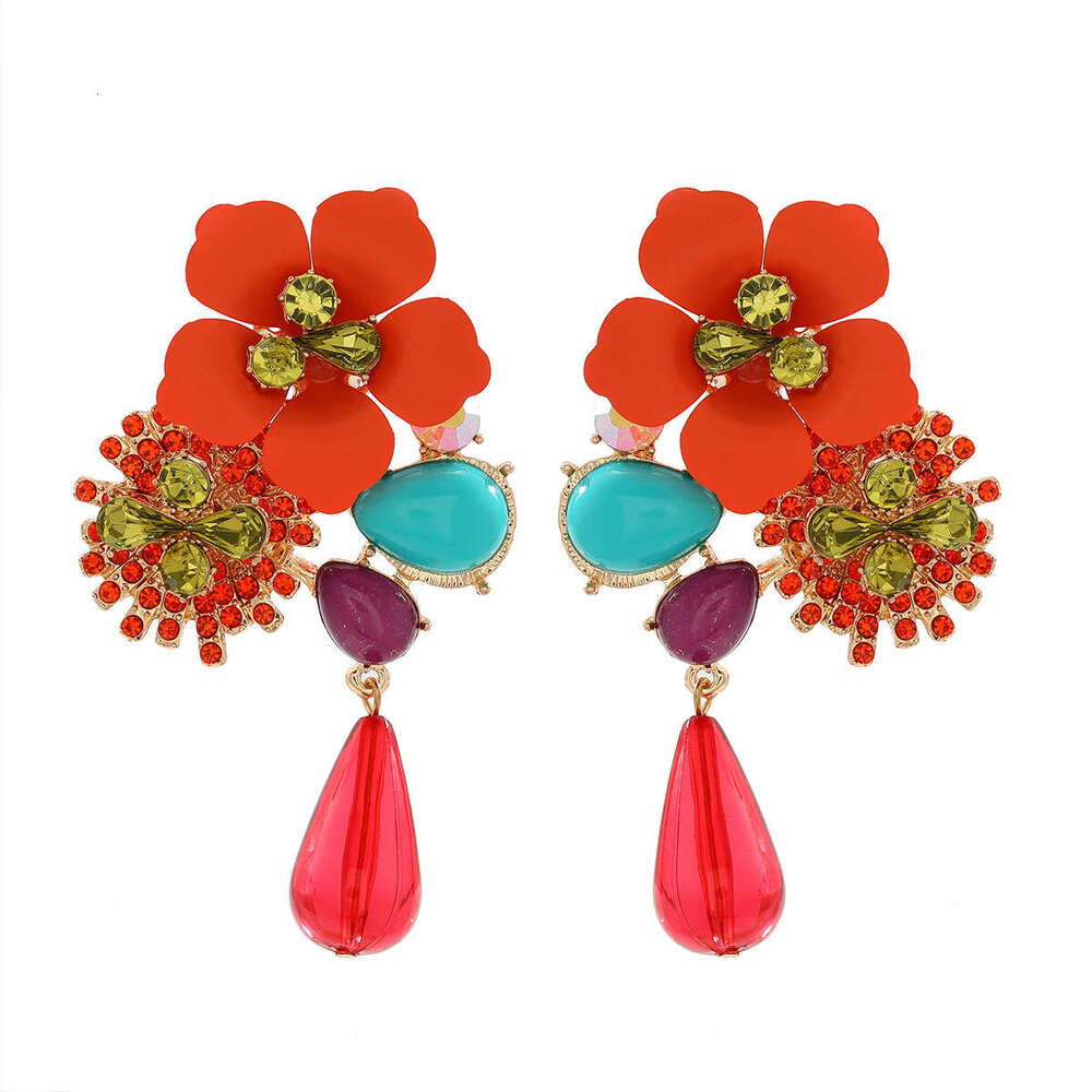 new resin wer bead studded dia autumn and winter earrings for women