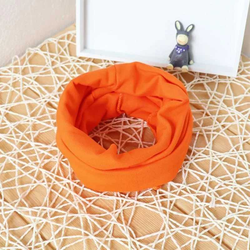 Scarves Wraps 100% Cotton Baby Pullover Bibs Autumn and Winter Collar Neckerchief Children Scarves Kids O Ring Neck Scarf Gaiter for Bbay Kids H241213