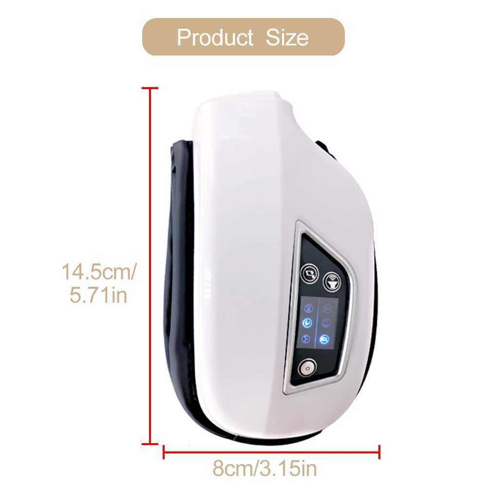Digital air compression pressure 6D intelligent air bag wireless eye massager with vibration circulation heating and relaxation music machine W241213