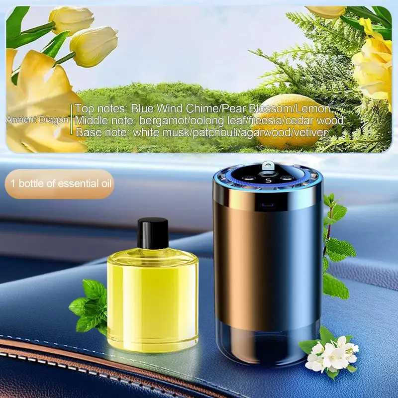 Oil Diffuser For Car Romantic Air Fragrance Diffuser With Starry Sky Projector Dashboard Decoration Accessories Long LastingXJ241213