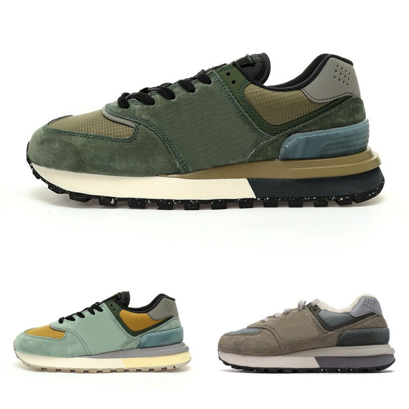 Running Shoes 574 Stone Dark Green Light Sport Men Women Sports Low Sneakers 36-45