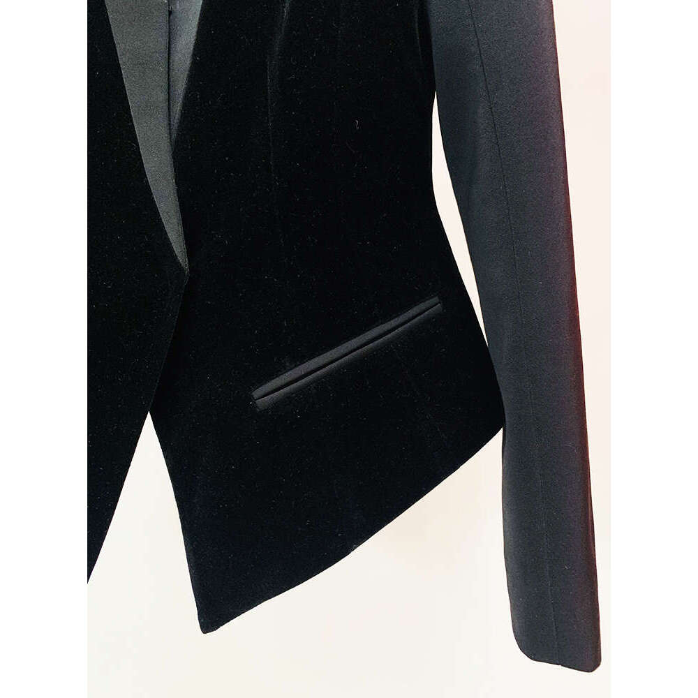 Ladies' Suit HIGH QUALITY Newest Designer Jacket Women's Slim Fitting Patchwork Suit Jacket