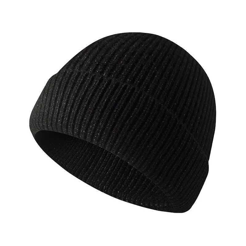 Warm Winter Hat Skull Caps For Men Women Soft Thermal Knit Beanie Hat Thick Cuffed Beanies Male Outdoor Windproof Snow Ski CapXJ241213
