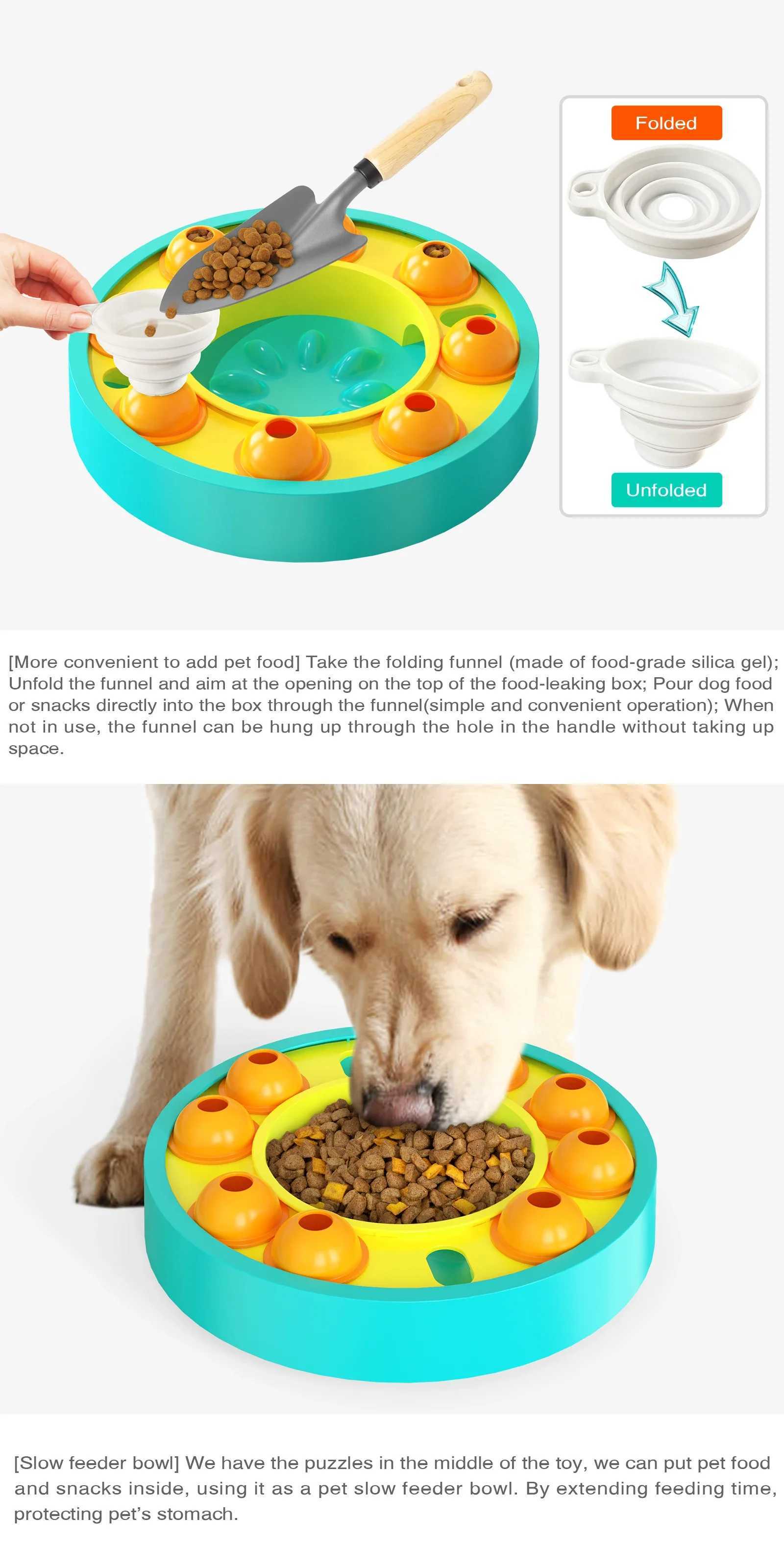 Dog puzzle toy dog food puzzle feeder toy used for intelligence training and psychological stimulation dog therapy puzzle X241213