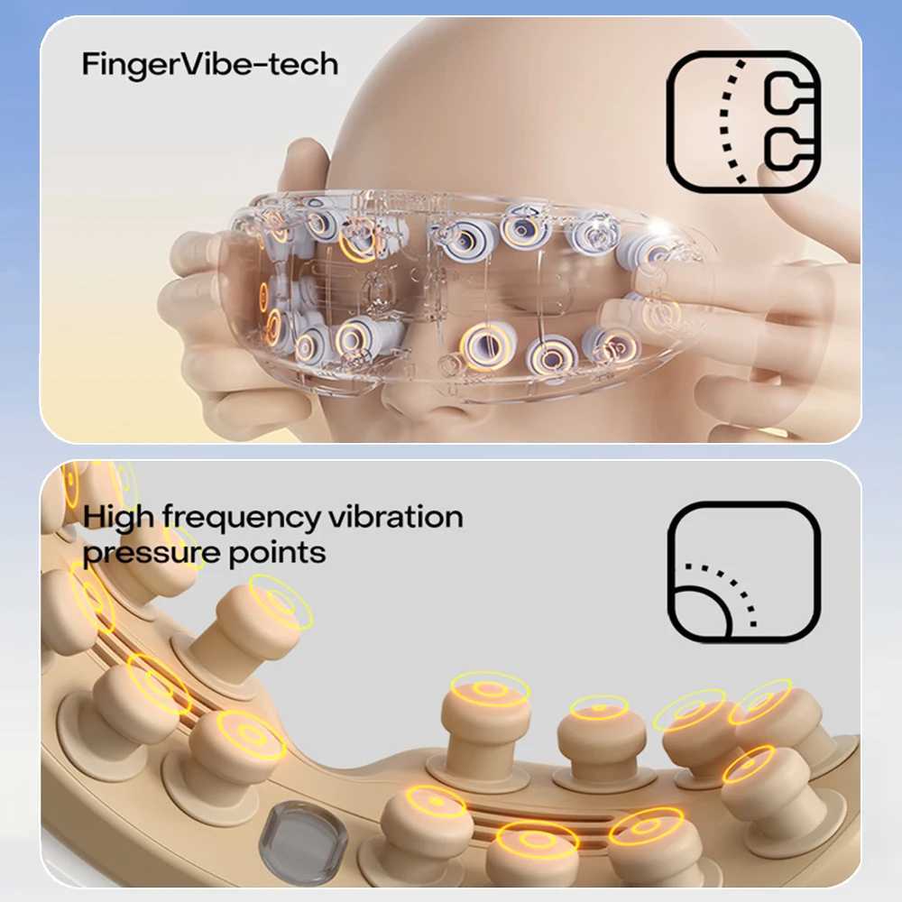 Steam eye massager ultra-fine atomization eye massager multifunctional kneading eye massager hot compression to relieve eye fatigue W241213