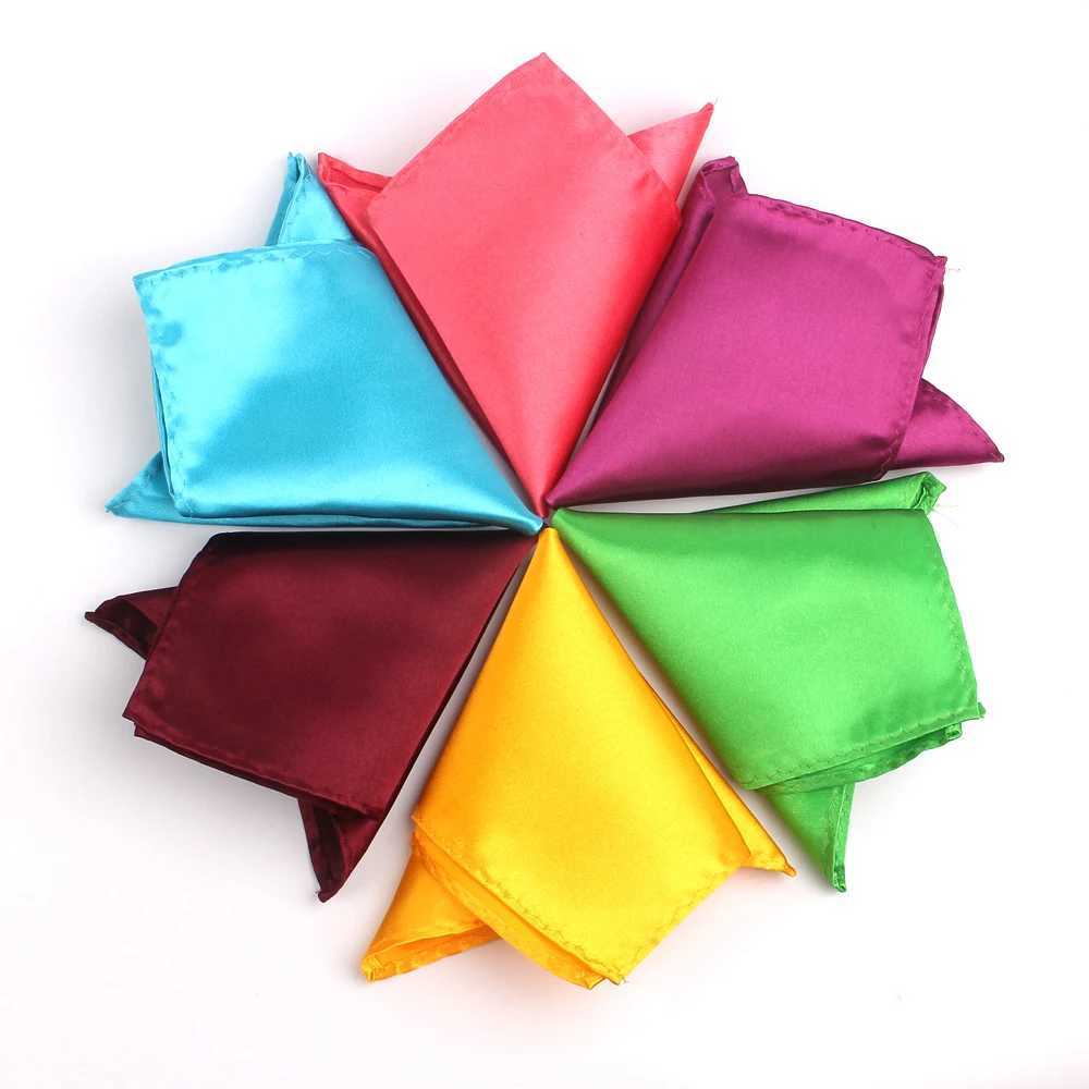 Mens Business Chest Towel Mens Solid Pocket Square Set Hanji Gentleman Hanji Classic Set Scarf Mens Hand Handle W241213