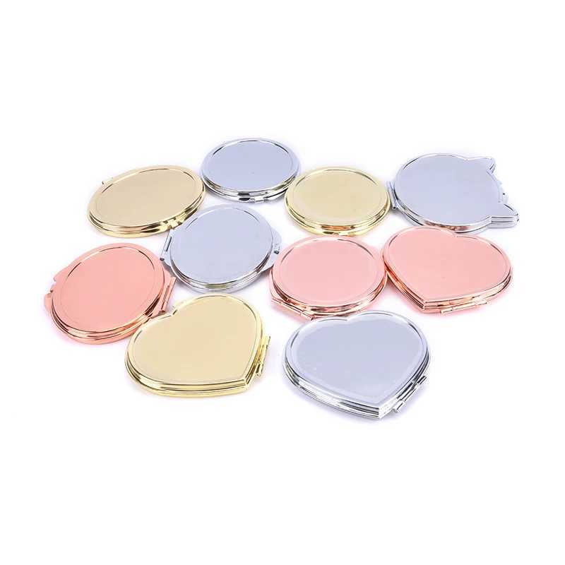 Compact Makeup Mirror Cosmetic Magnifying Round Pocket Make Up Mirror for Purse Travel Bag Home Office MirrorXJ241213