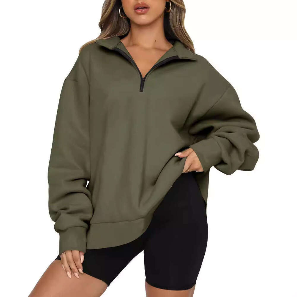 European American Autumn And Winter New Top Pullover Long Sleeved Sweatshirt Hoodie Women's Trendy Clothing Fashion Casual Temperament