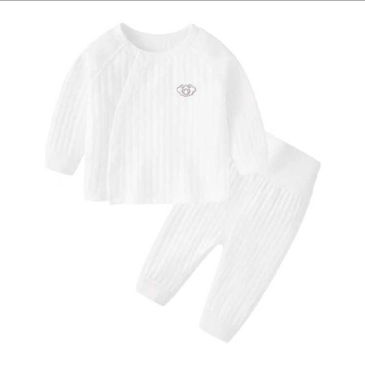 Children's Home Wear Cotton Tops - Baby Sleep Shirts with Easy Side Opening Buttons