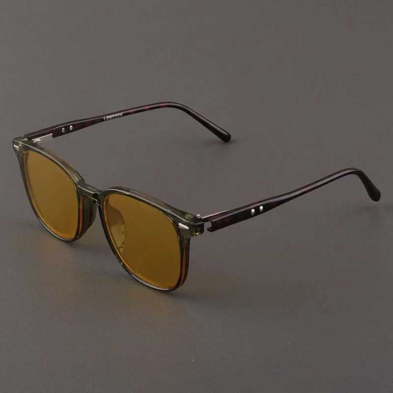 Johnny Depp Sunglasses Man Lemtosh Polarized Sun Glasses Woman Luxury Brand Vintage Round TR90 Frame Yellow Night Vision GogglesX241213