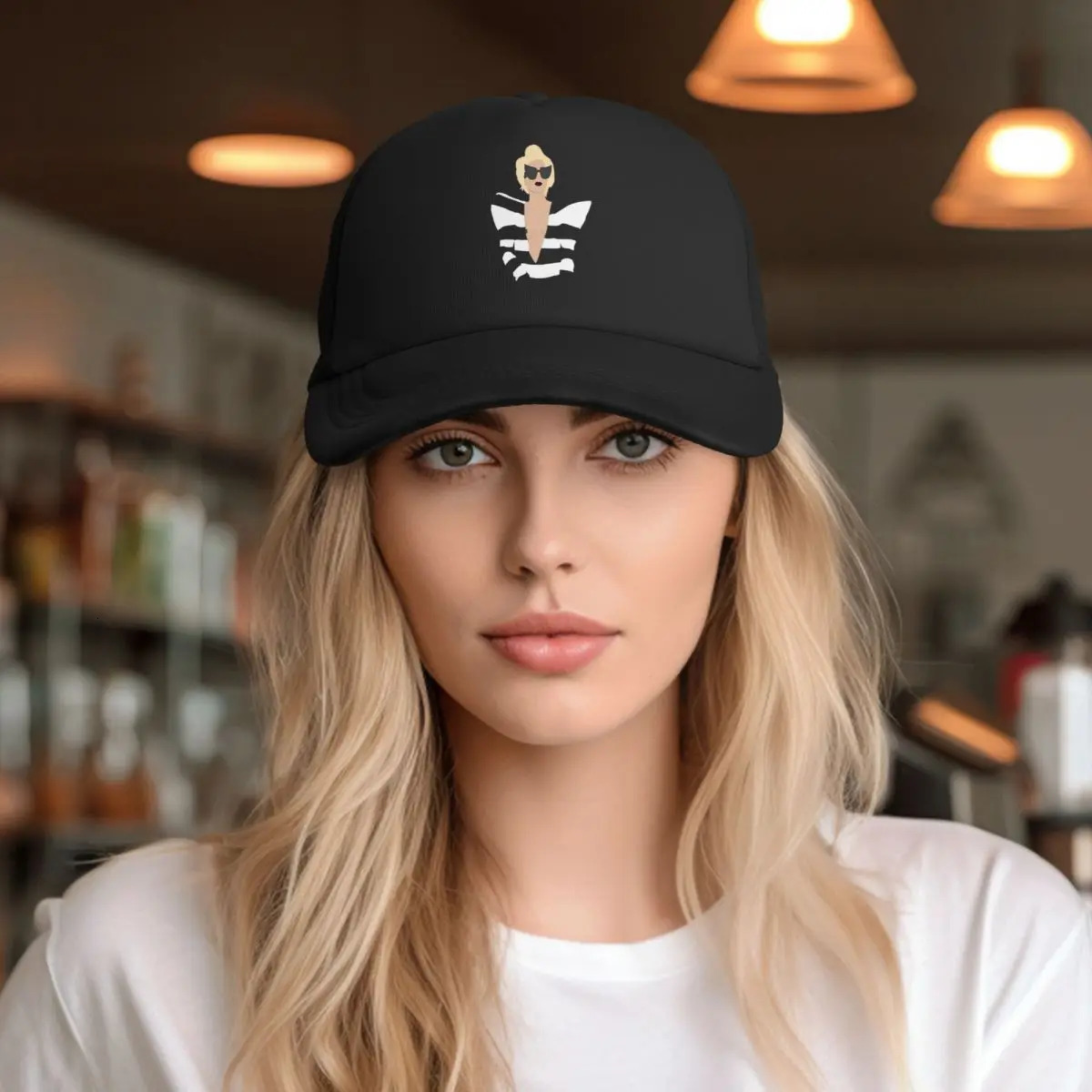 Lady Gaga Telephone Mesh Baseball Caps Fashion Baseball Hats Breathable Casual Casquette Outdoor Unisex 241212