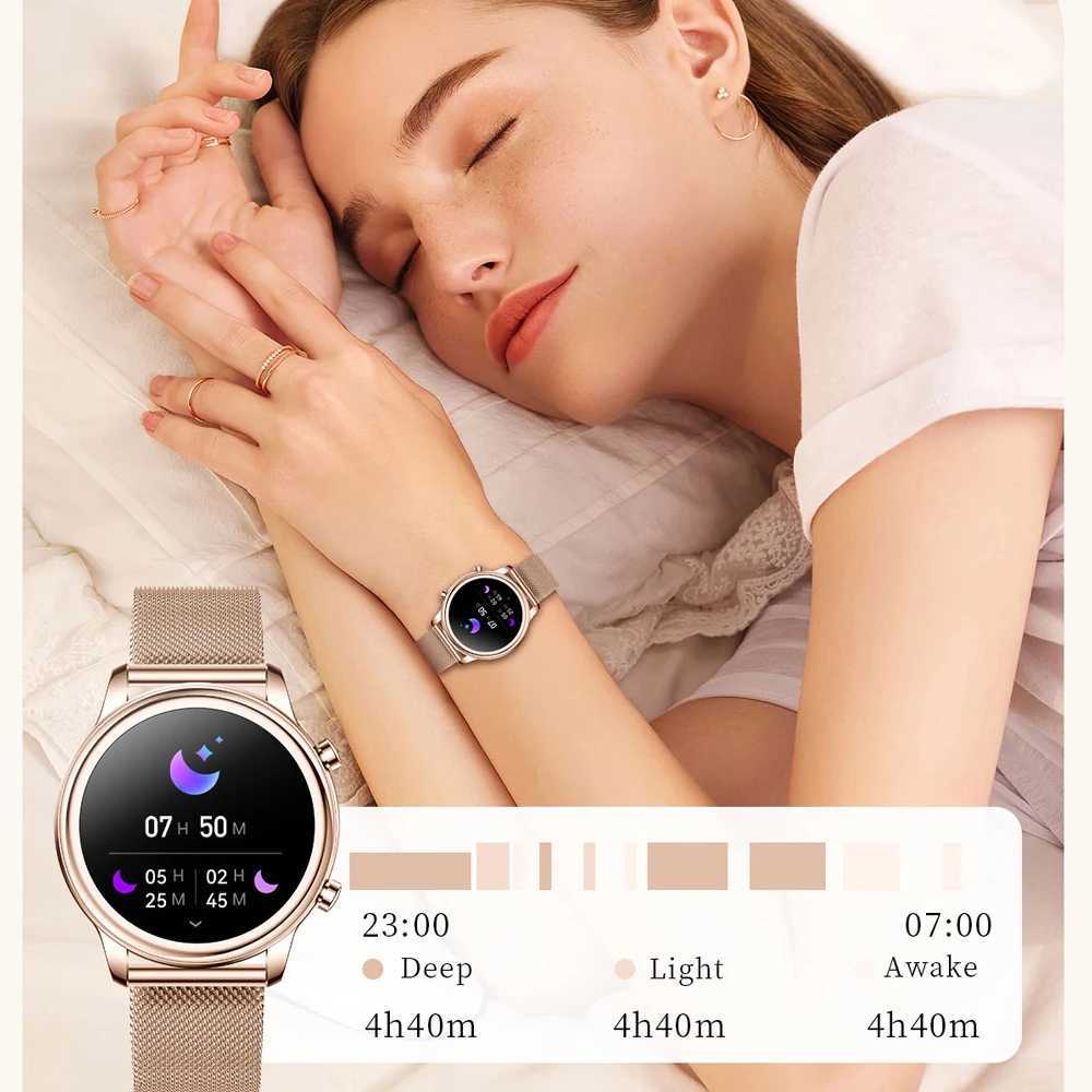 BT Call Smart Watch for Women 1.27 inches 360 * 360 HD Display Diamond Belt Sports Watch New Smart Watch T241213