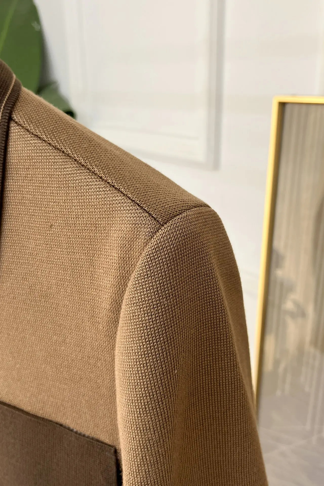 Mens autumn and winter style lapel wool top business casual mens jacket trend 241213