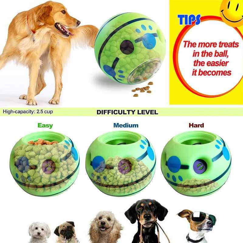 Benepaw Interactive Dog Toy Food Delivery Treatment Pet Giggle Ball Safety Dog Squeezing Puppy Puzzle Toy X241213