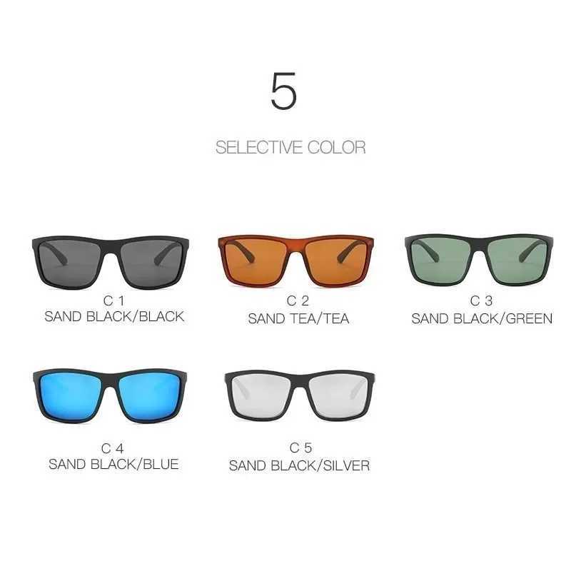 New Mens Polarized Sunglasses Anti-UV Color-changing Driving Sunglasses Luxury Brand Polarization Sun Glasses For MenX241213