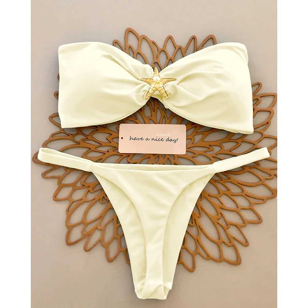 Push Up Bikinis 2025 Sexy Women Swimsuit Fa Swimwear Micro Bikini Set Swimming Suit Beachwear Bandeau Brazilian BiquiniXJ241212