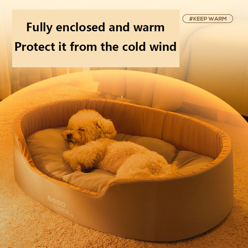 Washable Double-Sided Pet Bed for Cats & Dogs - Large Three-Dimensional Design