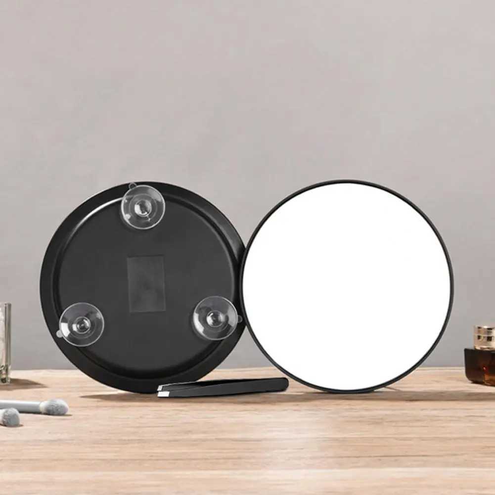 Magnifying Mirror Light 10X/20X/30X Increase Magnification Cosmetic Makeup Bedroom Table Make-up Bathroom MirroringXJ241213