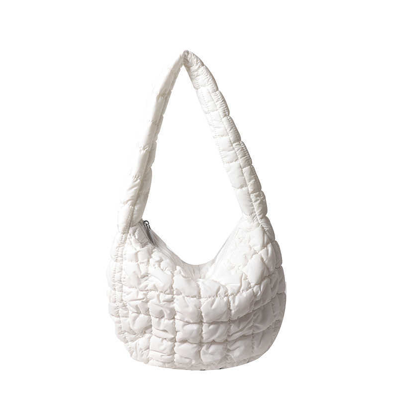 Spring and summer new bag cloud pleated big bag casual personality lightweight large capacity dumpling bag commuting armpit womens bag