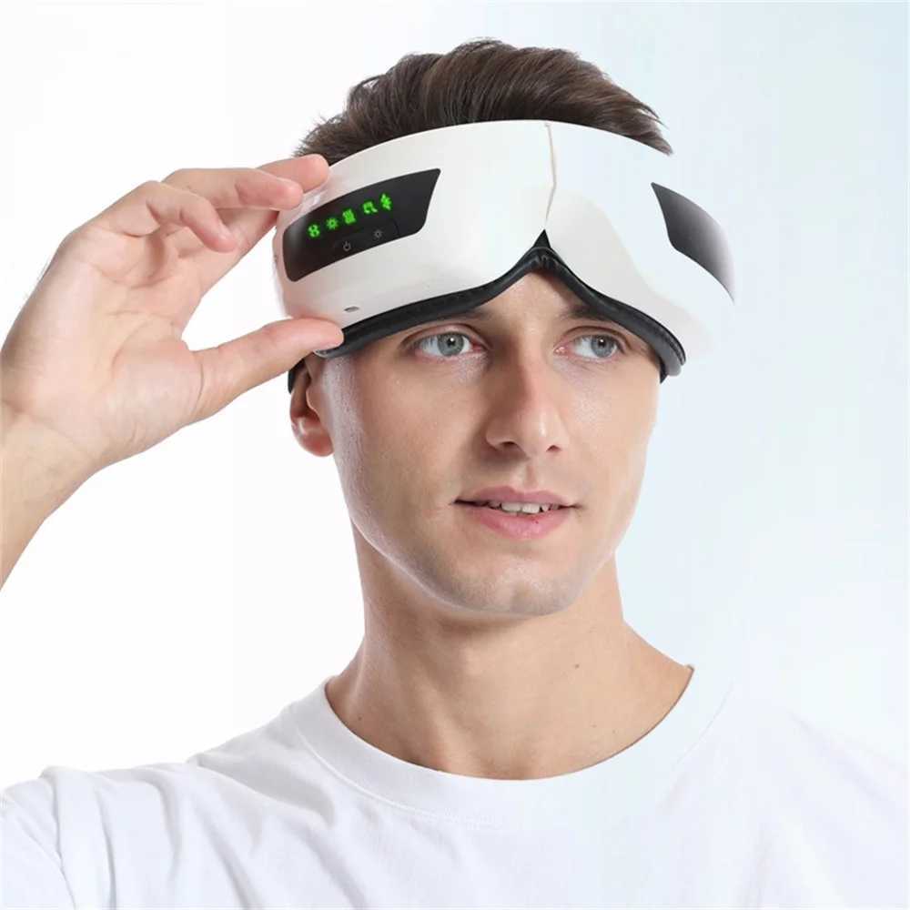 Eye massager air pressure massage skin friendly breathable vibration thermal compression eye protector Bluetooth music goggles W241213