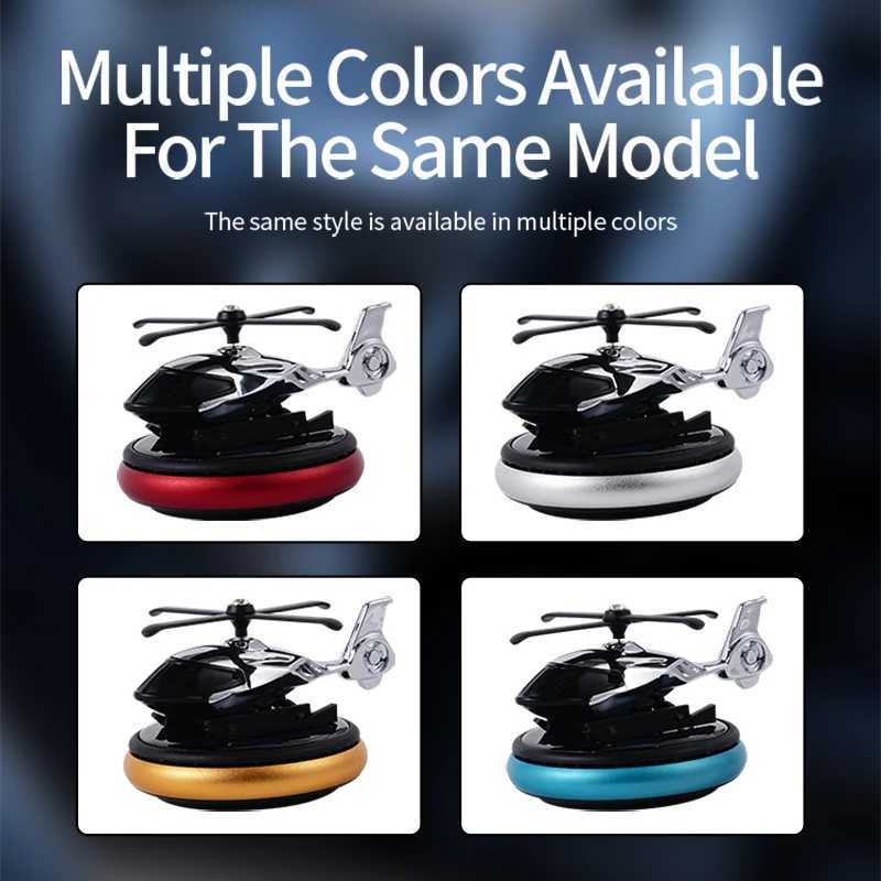 DIY Perfume Odorless car ornaments solar powered rotating heliter air ener decoration accessories fragrance diffuser menXJ241213