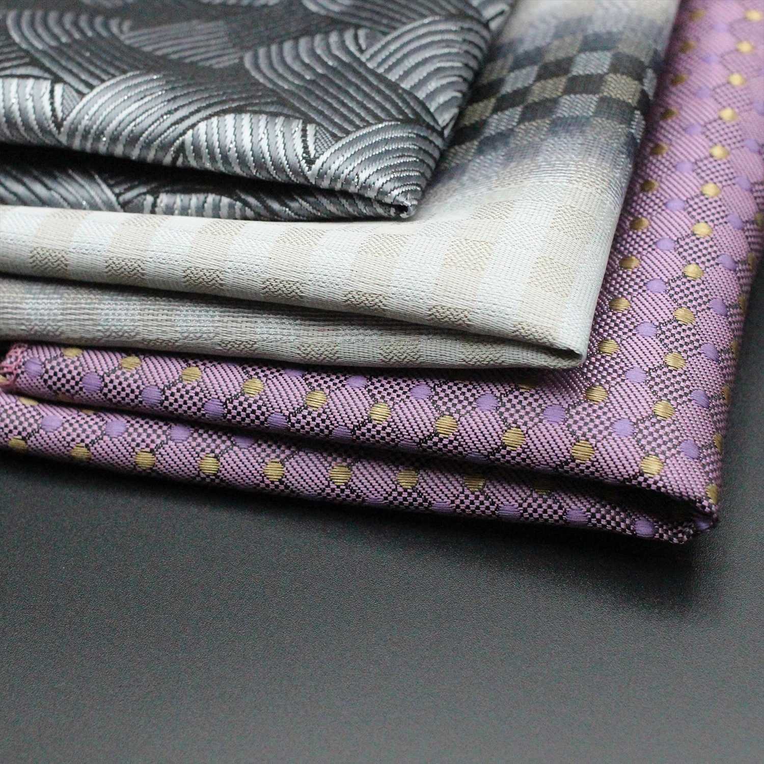 Fashion Set Pocket Square Mens Business Chest Towel Hanky Gentleman Stripe Hanky Classic Set Napkin Mens Handle W241213