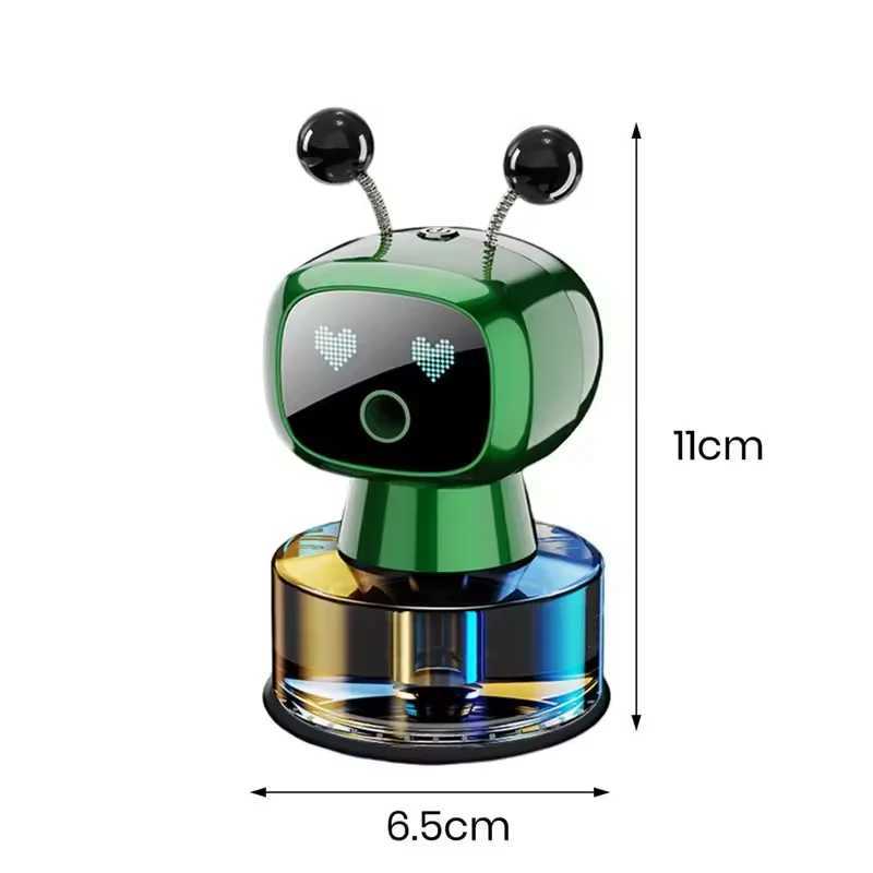 Smart Car Air ener AI Rechargeable Car Aroma Diffuser Smart eyes 4 Levels of Adjustable Intelligent Car Diffuser GiftXJ241213
