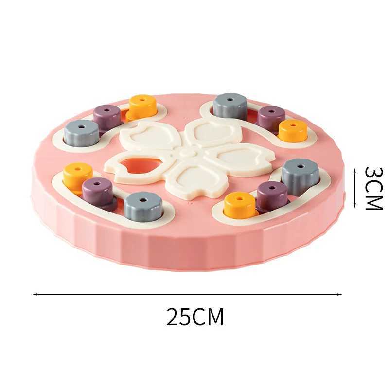 Interactive Cat Dog Puzzle Toy Slow Food Bowls for Cats Small Dogs Kitten Pet Training Toys Improve IQ Game cat toys X241213