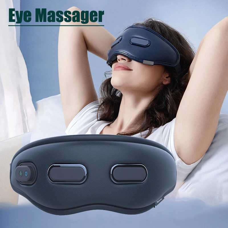 Intelligent eye massager can be charged with electric heat. Eye massage equipment reduces vibration and improves sleep by reducing eye tension W241213