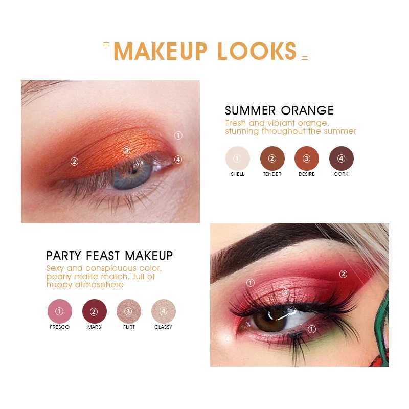 IMAGIC 35 color eye shadow matte flash pigment professional long-life mirror pearl eye makeup cosmetics W241213