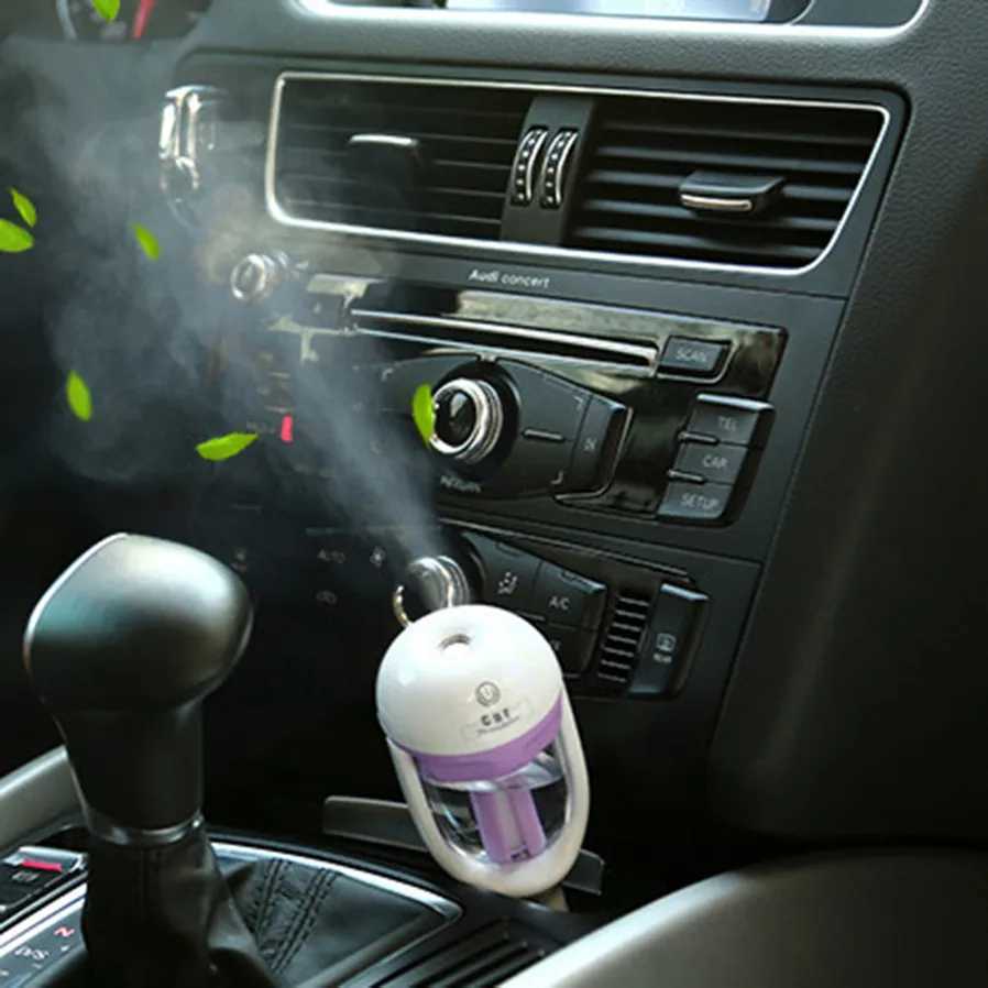 50ML 12V Car air ener mini Humidifier Air Purifier Aroma and car Aroma Mist Maker Fogger Essential oil diffuserXJ241213