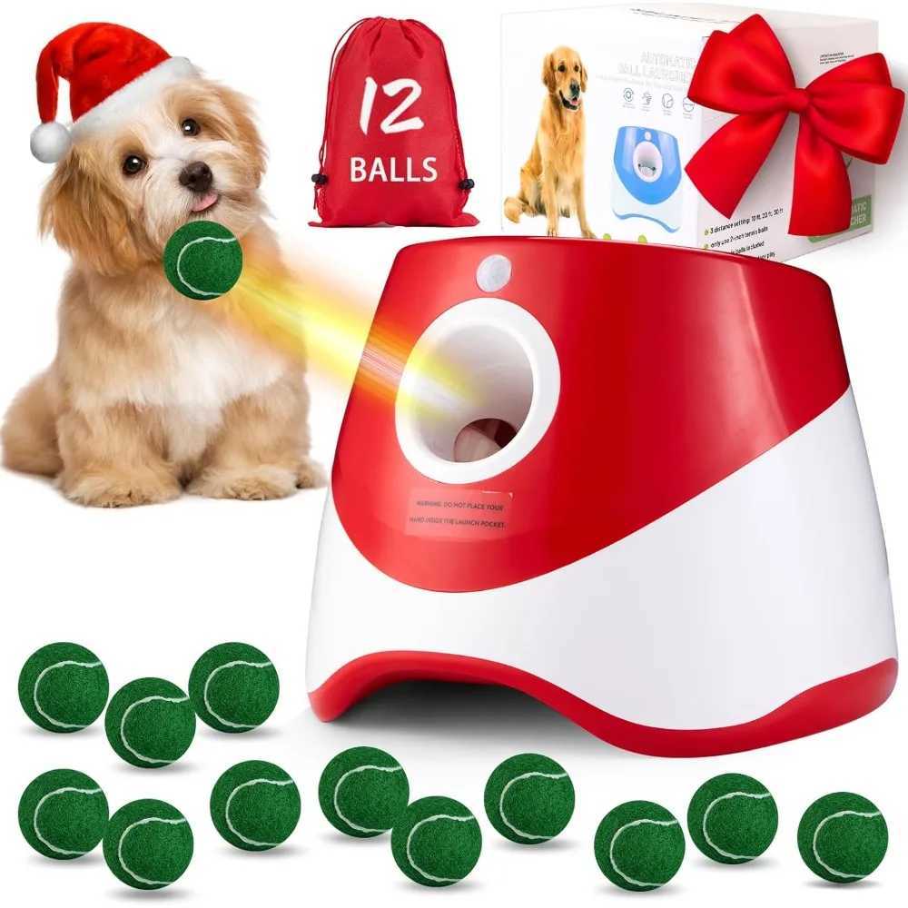 Automatic ball thrower for dogs dog ball throwing launcher rechargeable automatic dog toy dog ball launcher X241213
