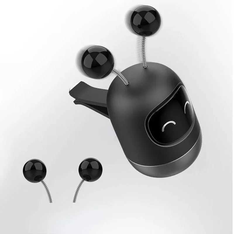 Cute Robot Aroma Auto Air Outlet Perfume Long-lasting Fragrance Clip Diffuser + Solid Car Perfume Air enerXJ241213