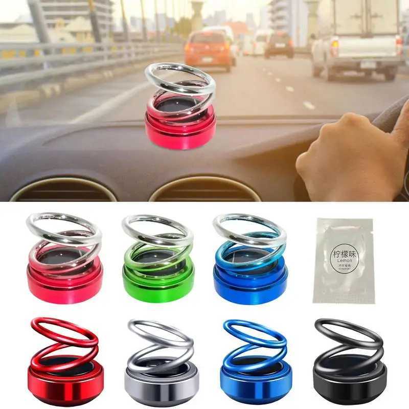 Auto Aroma Rotating Car Air eners Car Decorations Aroma Double Ring Vehicle Diffuser car AccessoriesXJ241213