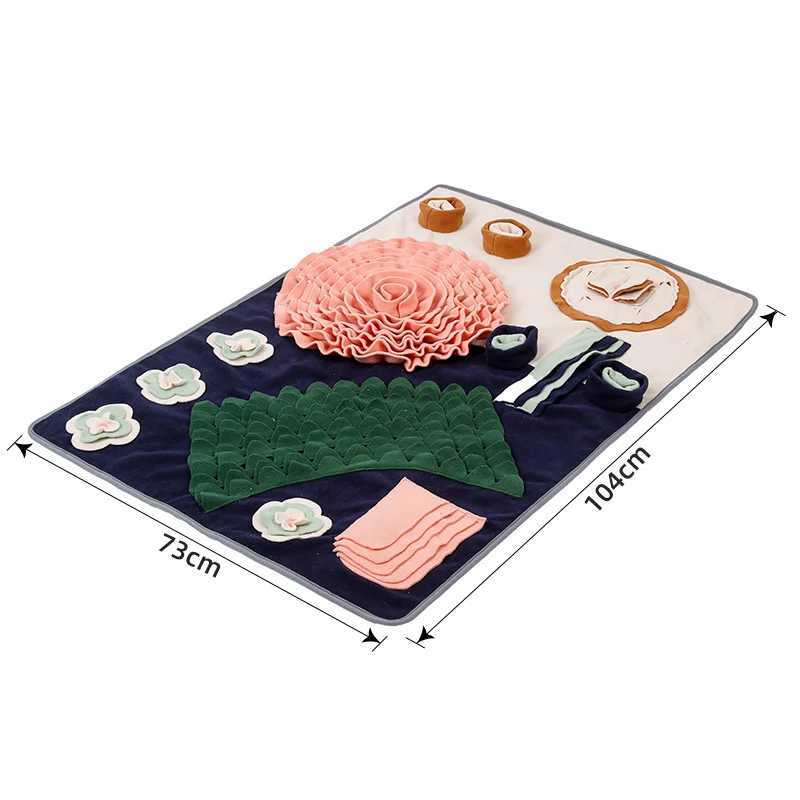 Interactive Stinky Puzzle Carpet Nose Working Pet Inhalation Pad for Dogs - Inhalation Pad for Small Medium and Large Dogs X241213