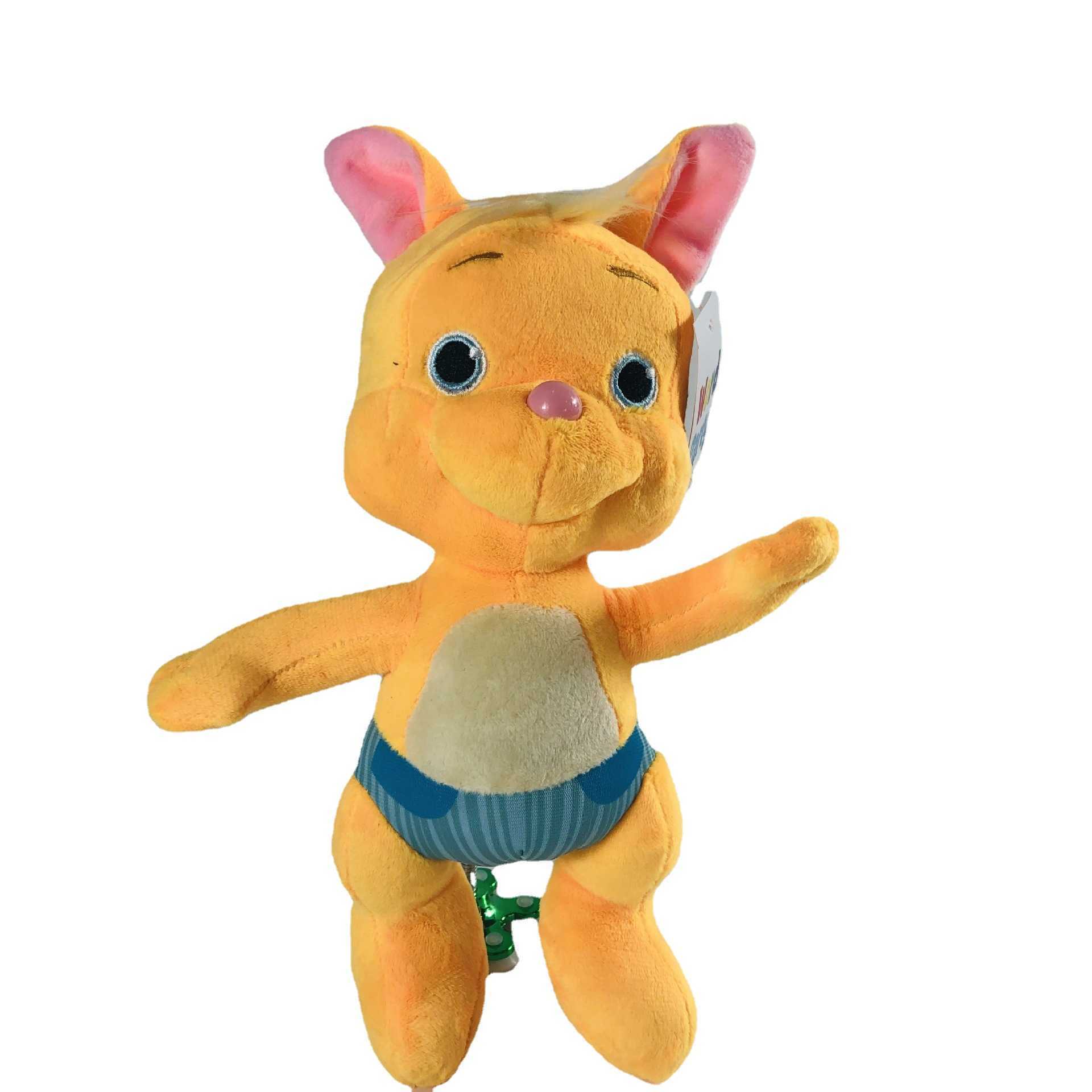 Plush Dolls Word Party Text Party Panda Cheetah Kangaroo Elephant Plush Toy Cartoon Cute Little