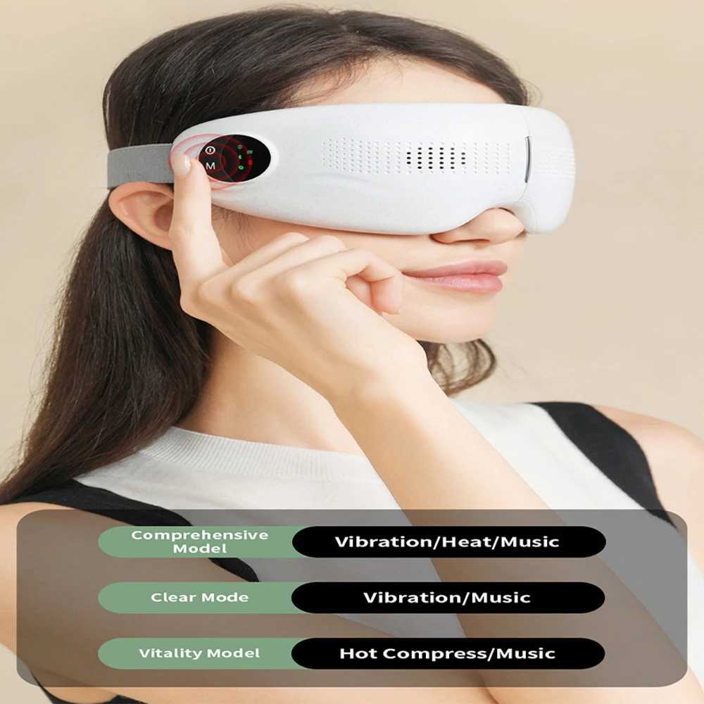 Intelligent eye massager vibration thermal compression eye protection device relieves eye dryness and fatigue eye care relaxation massage W241213
