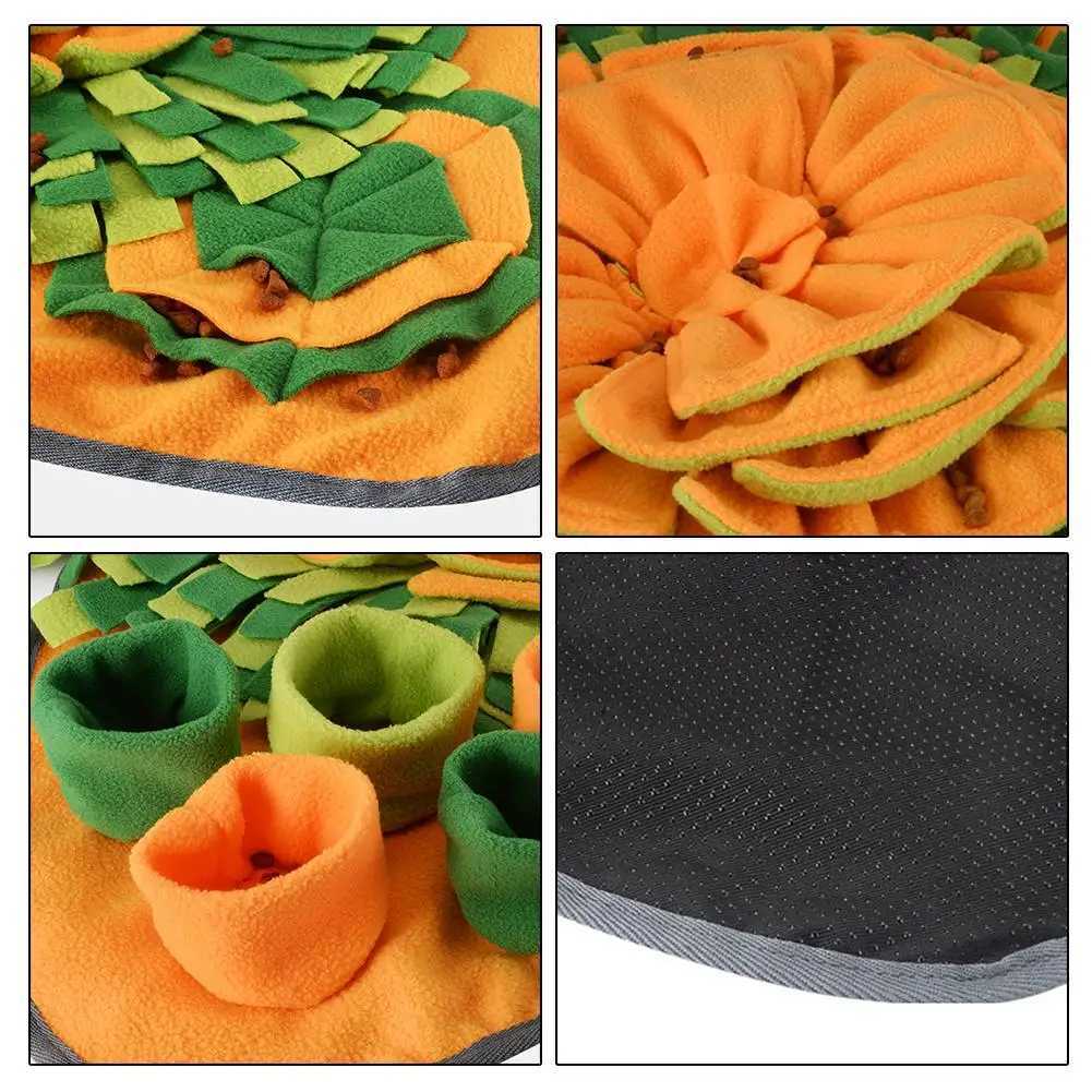 Pet dog olfactory pad puzzle toy pet snack feeding pad boring interactive game training blanket olfactory feeding training pad X241213