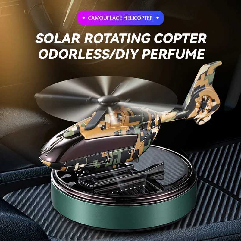 Odorless DIY Perfume heliter solar car air eners rotating decorations ornaments dashboard fragrance aroma diffuser menXJ241213
