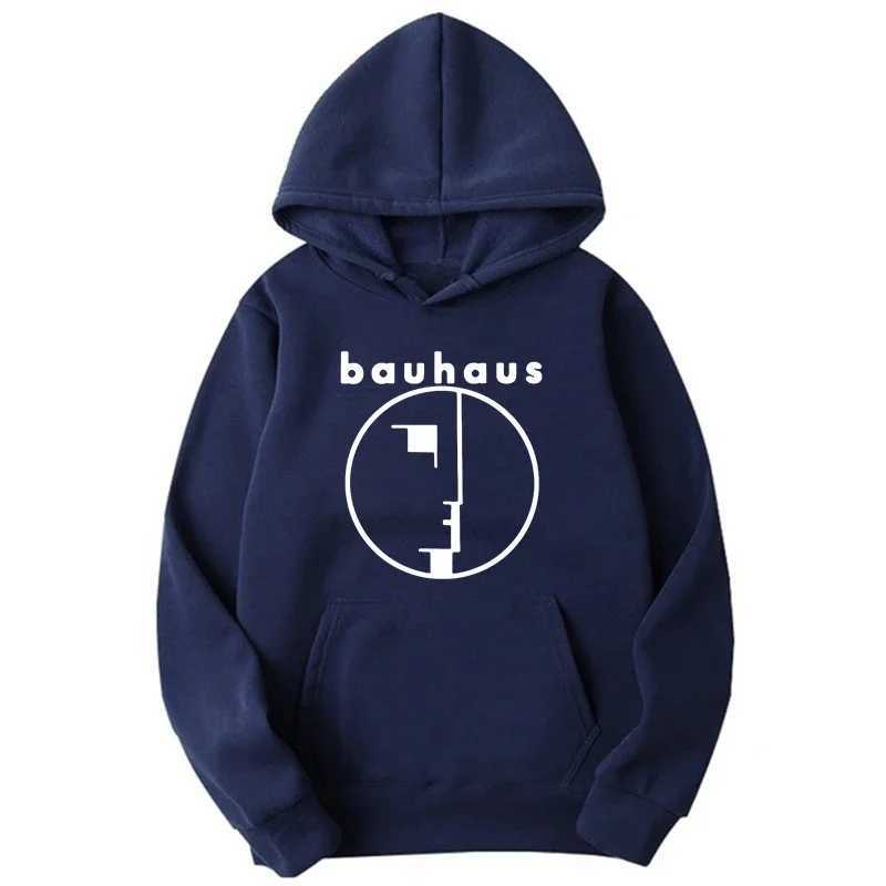 Mens Hoodie Bauhaus Post Punk Gothic Rock Crew Collar Graphic Printed Sportswear Fashion Casual Plus Size Womens Zipper Hoodie W241213