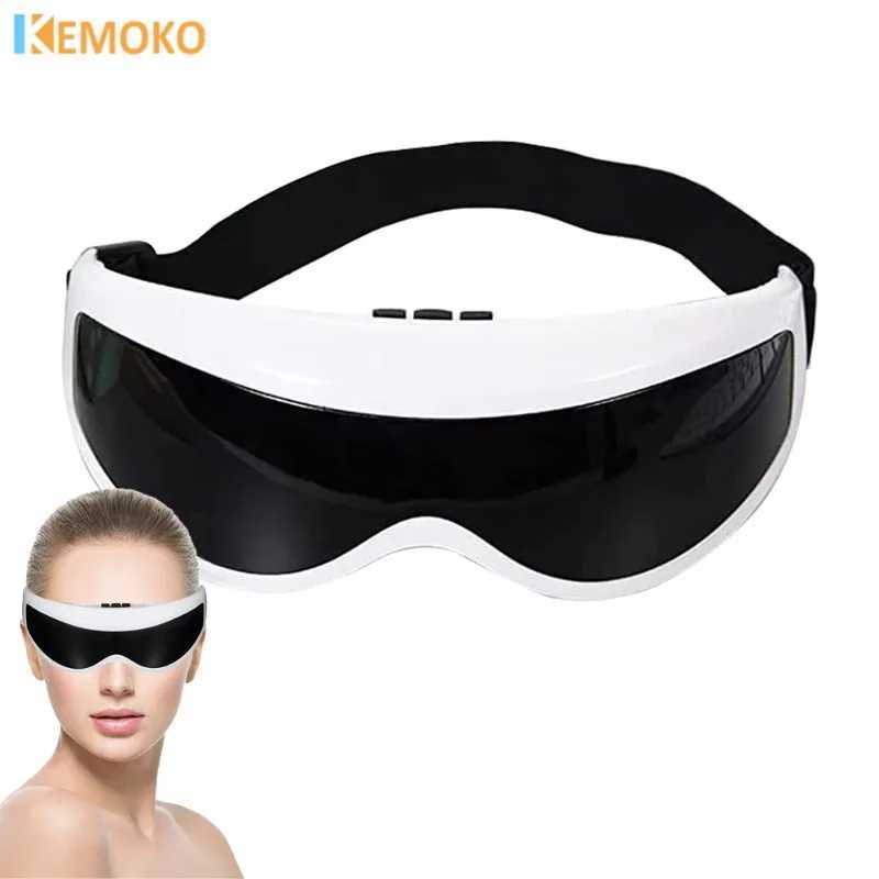 Electric magnetic eye massager face mask wireless migraine vision improvement forehead vibration glasses eye massager medical care W241213