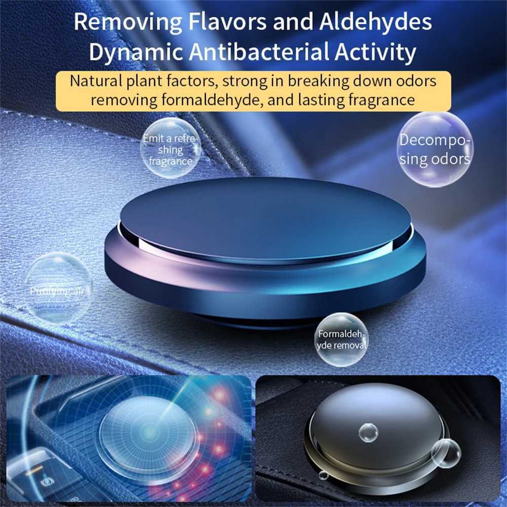 Creative Car Air ener Aluminum Alloy UFO Styling Perfume Car Accessories Interior Air Fragrance Auto Air PurifierXJ241213