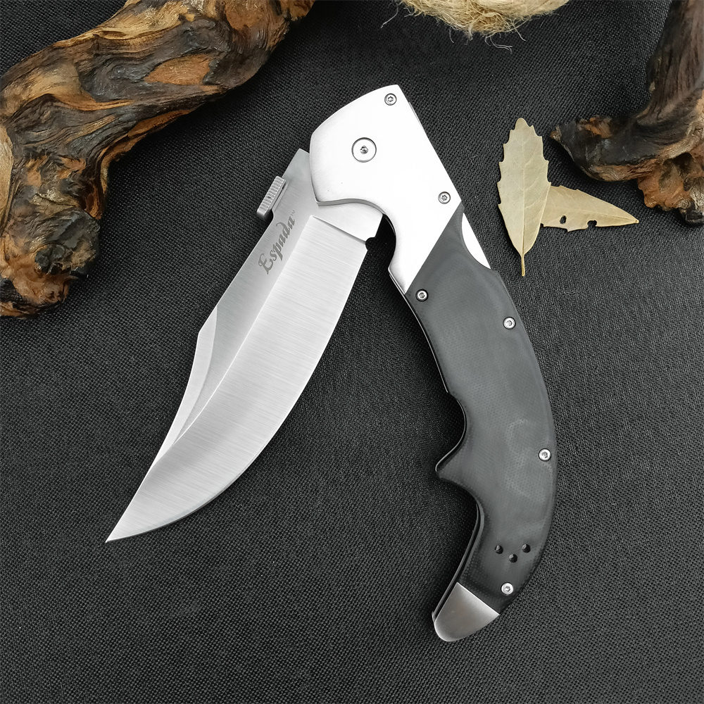 Cold 62NCX Extra Large Espada Pocket Folding Knife CTS-XHP Blade Polished G10 Handles with Aluminum Bolsters Outdoor Tacticals Hunting Camping Knive 3