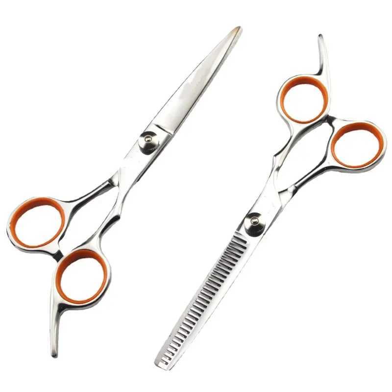 New Arrival Professional Stainless Steel Scissors for Hair Thinning Clipper 6 inches Hairdressing Products Haircut Trim Hairs Cutting Tool Z241213
