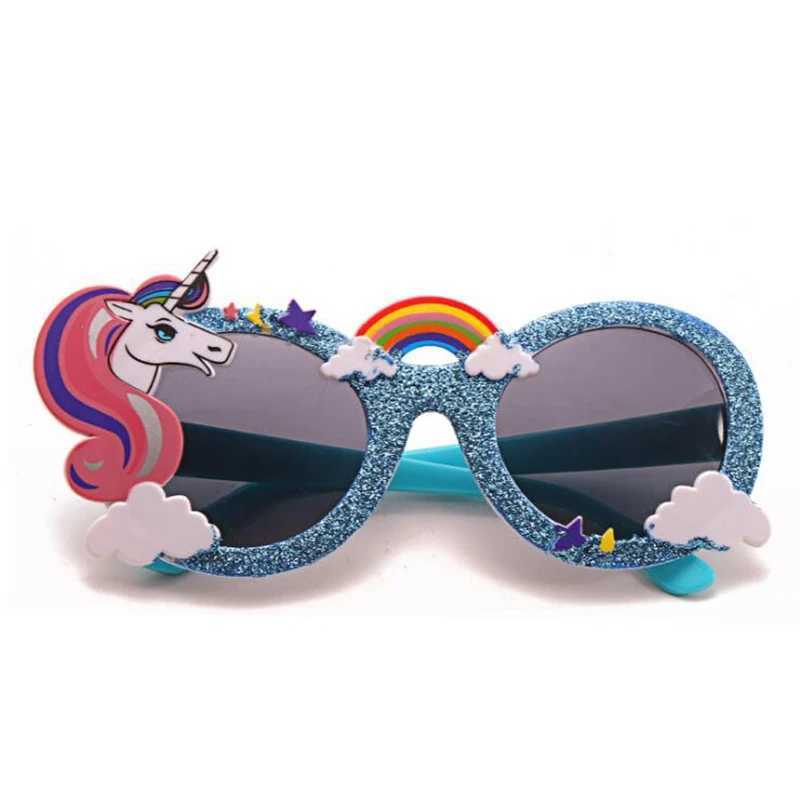 Sunglasses 1Pcs Rainbow Party Sunglasses Mask Costume Glasses Photobooth Props For Kids Adult Wedding Party Holiday DIY Decoration H241213